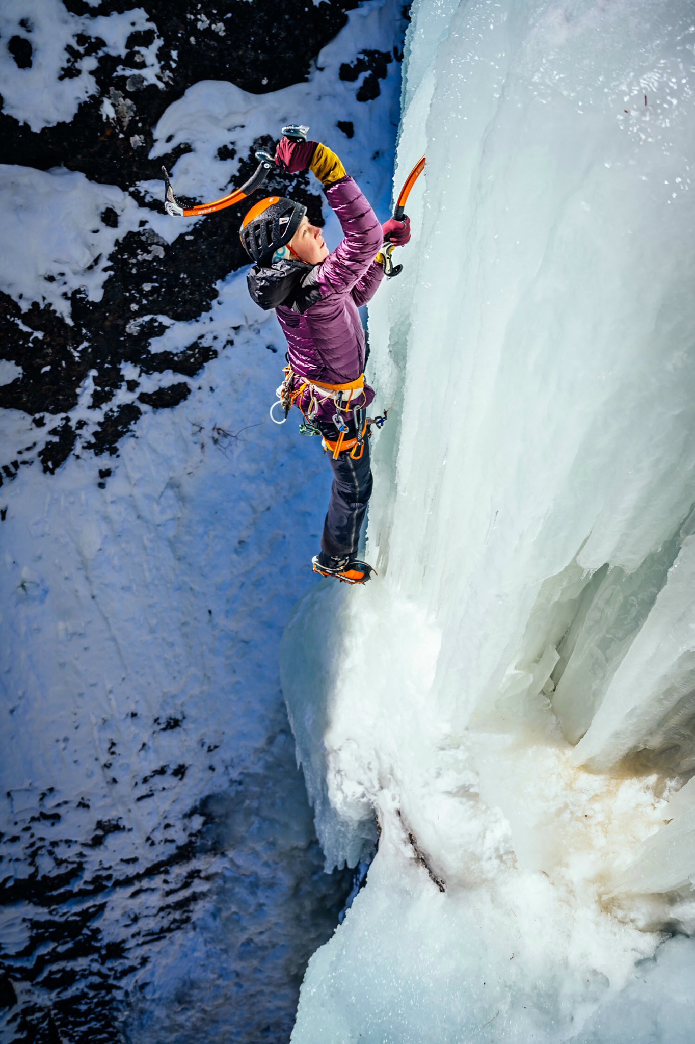 backcountry ice climbing